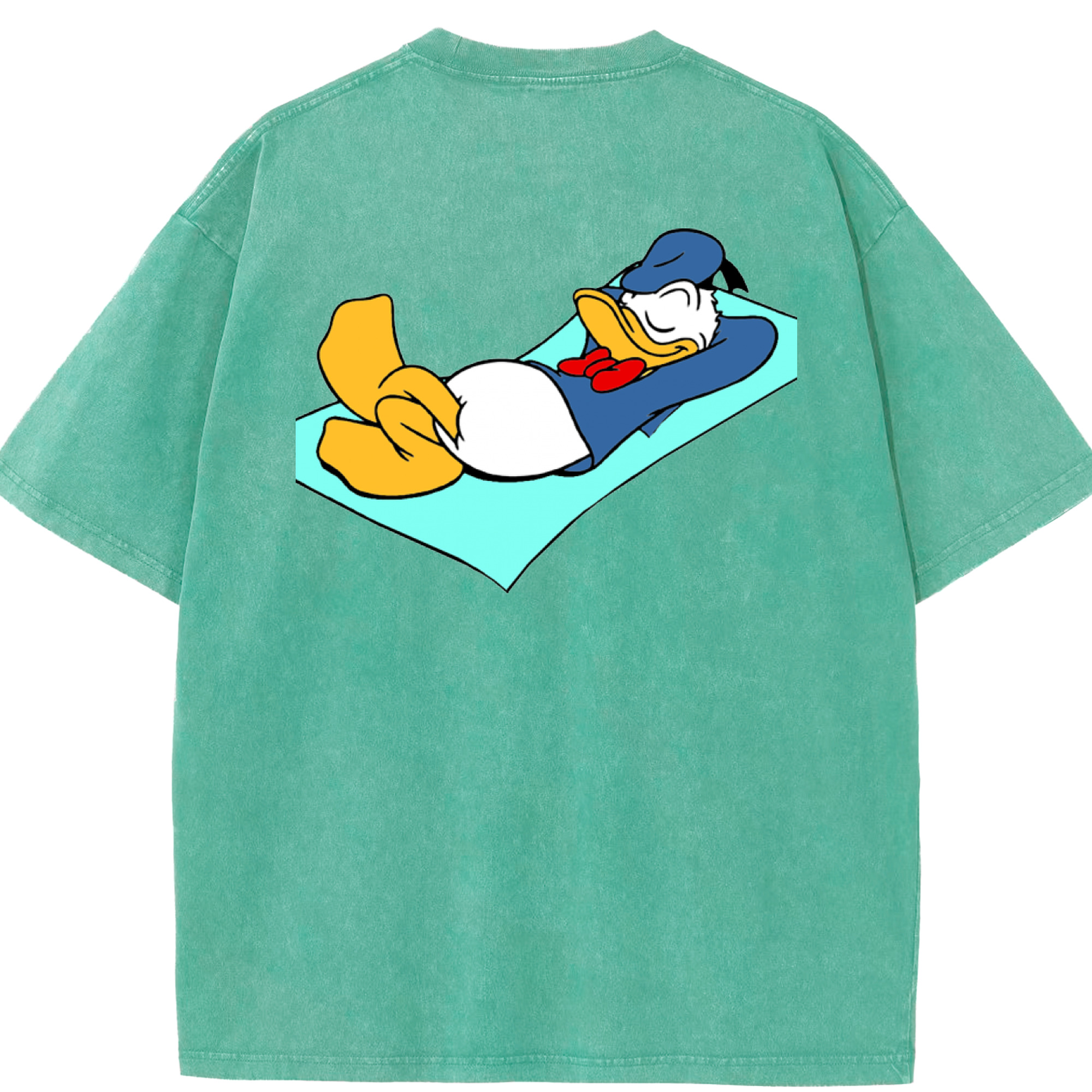 （画像用） ミッキーマウス Mickey Mouse 綿100% ヴィンテージ風 半袖Tシャツ（背面プリント）